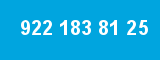 922 183 81 25